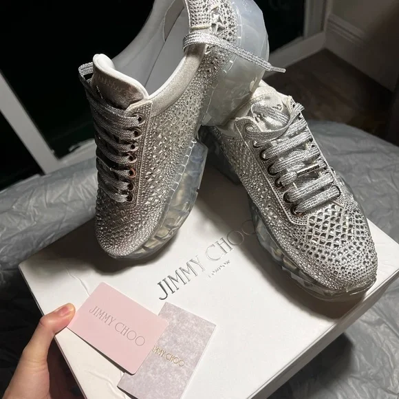Absolutely brand new sneakers by Jimmy Choo. Bought wrong size. - Picture 5 of 7
